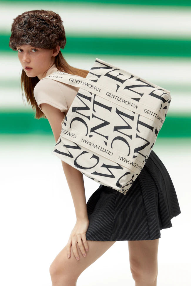 GentleWoman F.Cream Monotonous Break Tote Bag