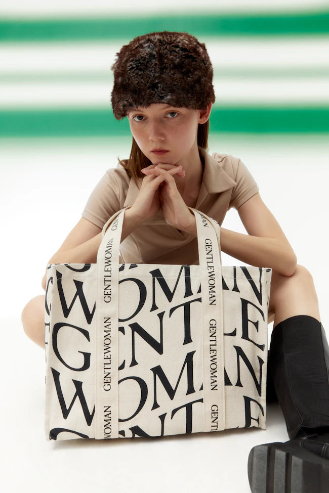 GentleWoman F.Cream Monotonous Break Tote Bag