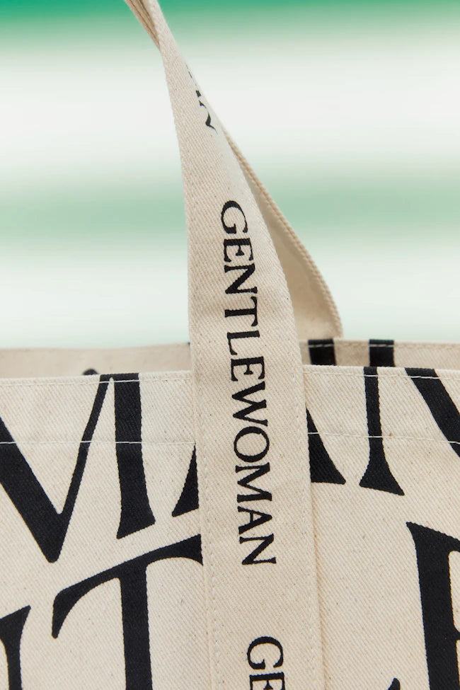 GentleWoman F.Cream Monotonous Break Tote Bag