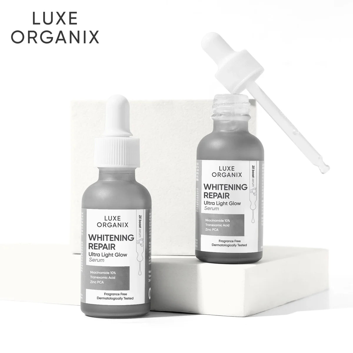 Luxe Organix Whitening Repair Ultra Light Glow Serum 30mL