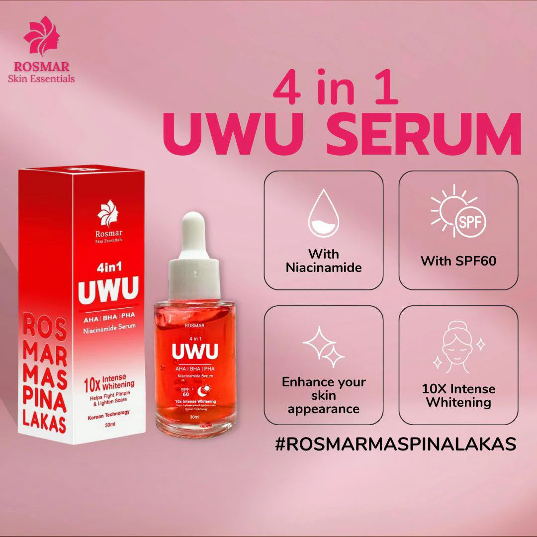 Rosmar 4in1 UWU Niacinamide Serum 30mL