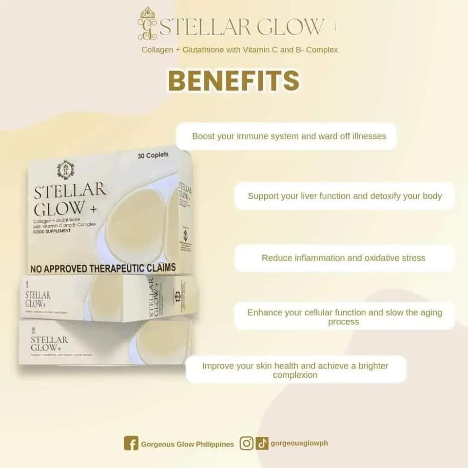 Stellar Glow+ Glutathione by Gorgeous Glow