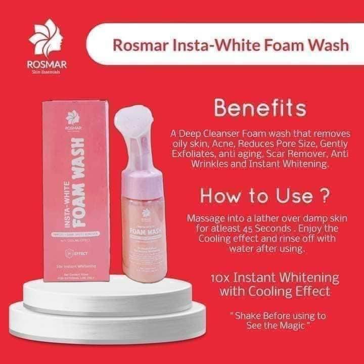 Rosmar Instawhite Foaming Wash 100ml