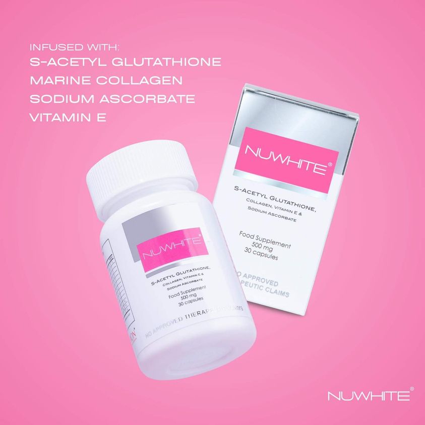 NUWHITE S-Acetyl Glutathione 500mg 30capsules