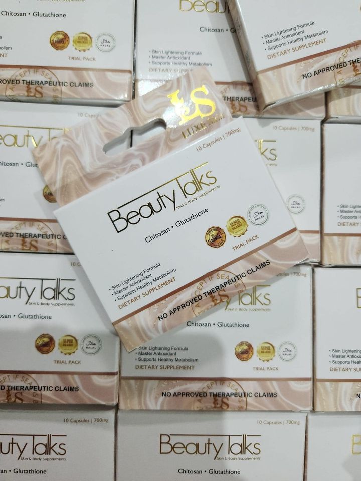 Beauty Talks Chitosan.Glutathione Trial Pack 10 capsules