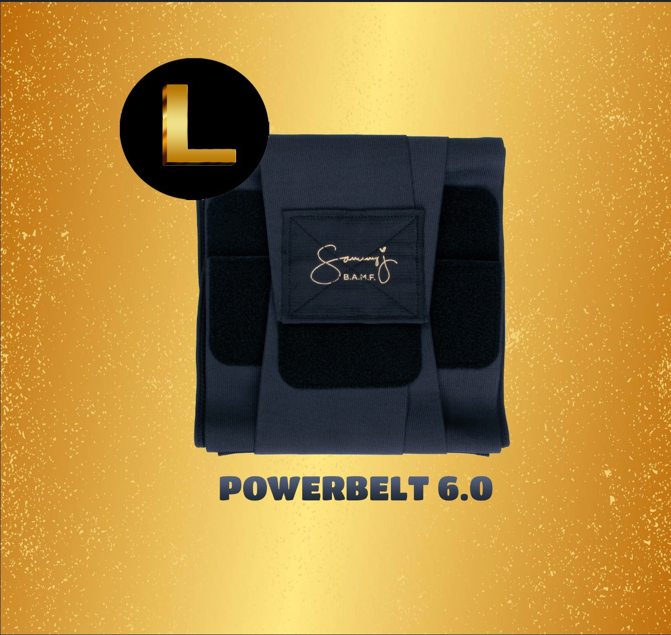 Sammy J Gold Power Belt 6.0