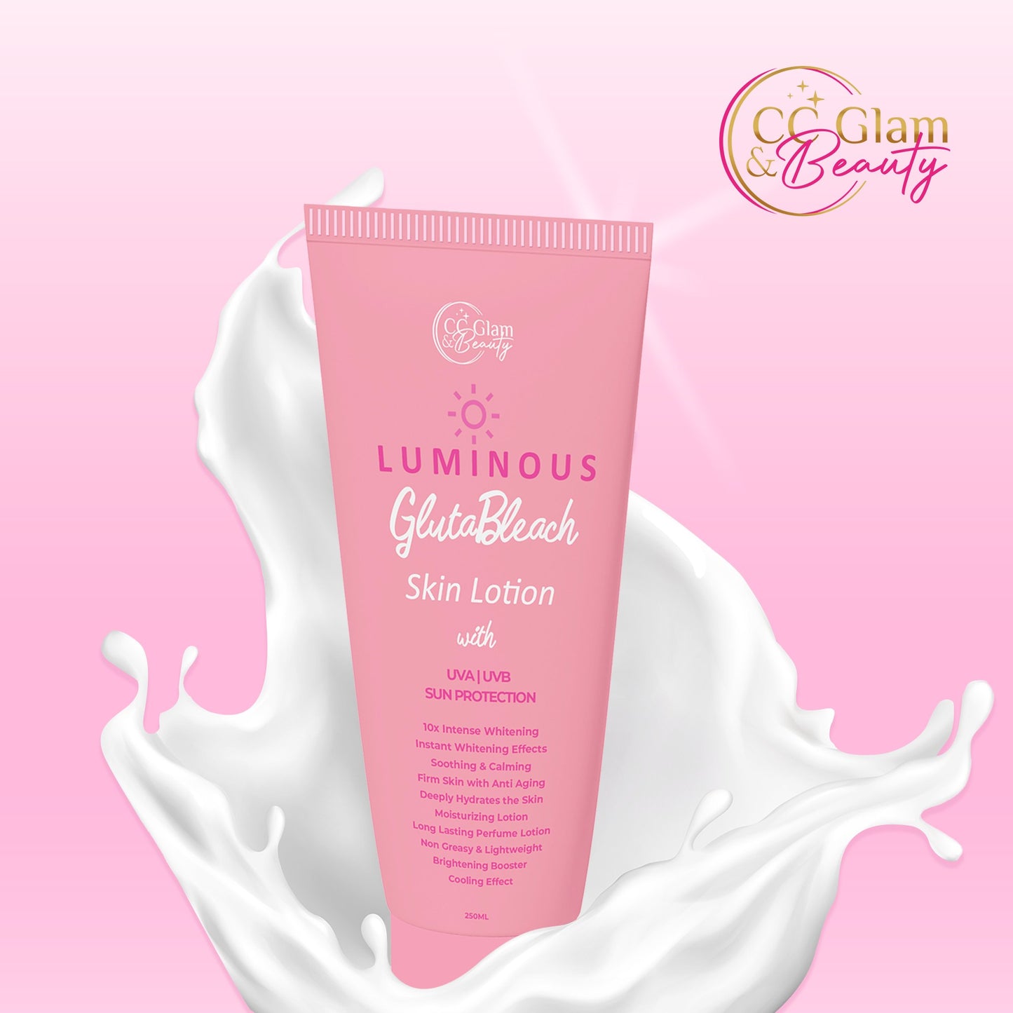 CC Glam & Beauty Luminous GlutaBleach Skin Lotion 250mL