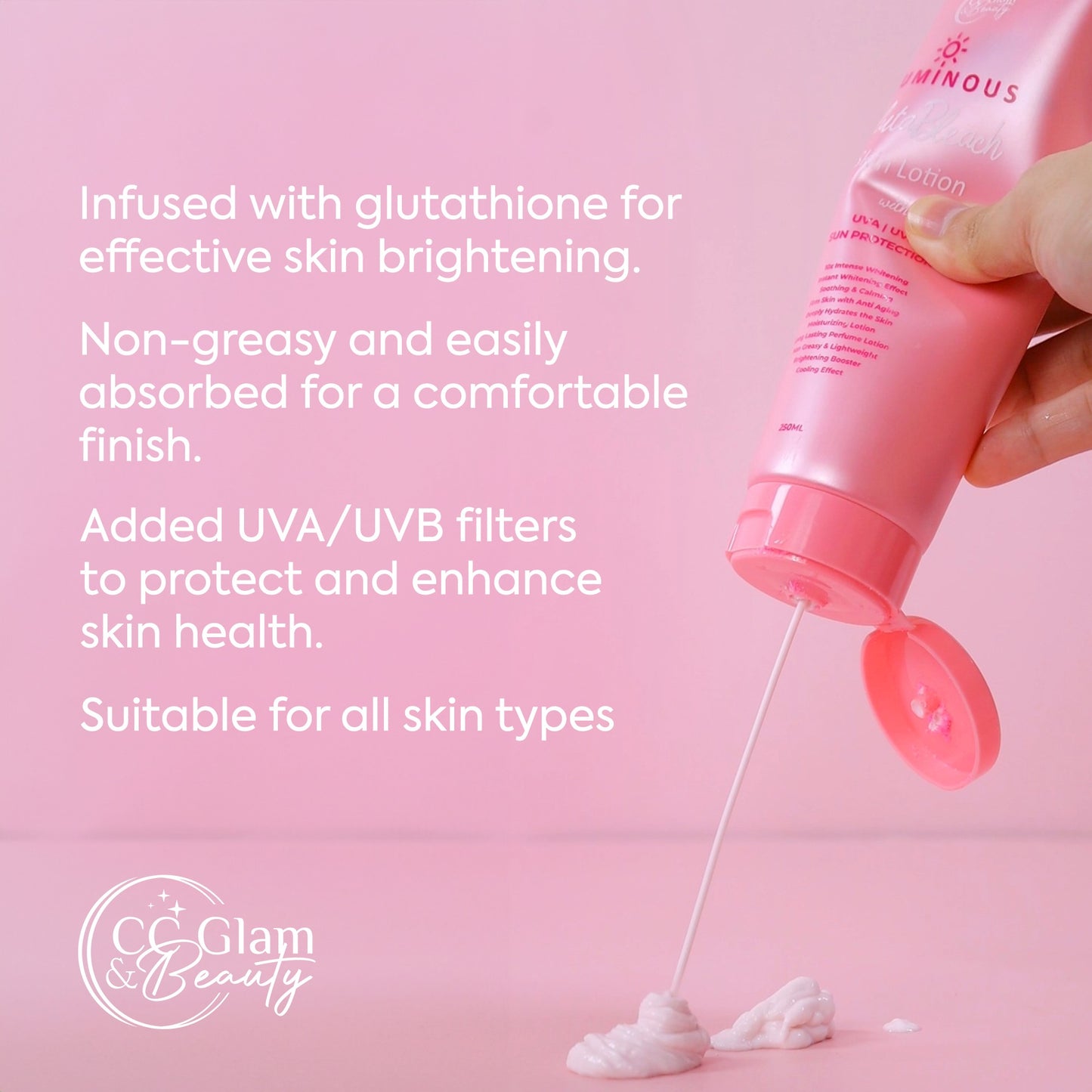 CC Glam & Beauty Luminous GlutaBleach Skin Lotion 250mL