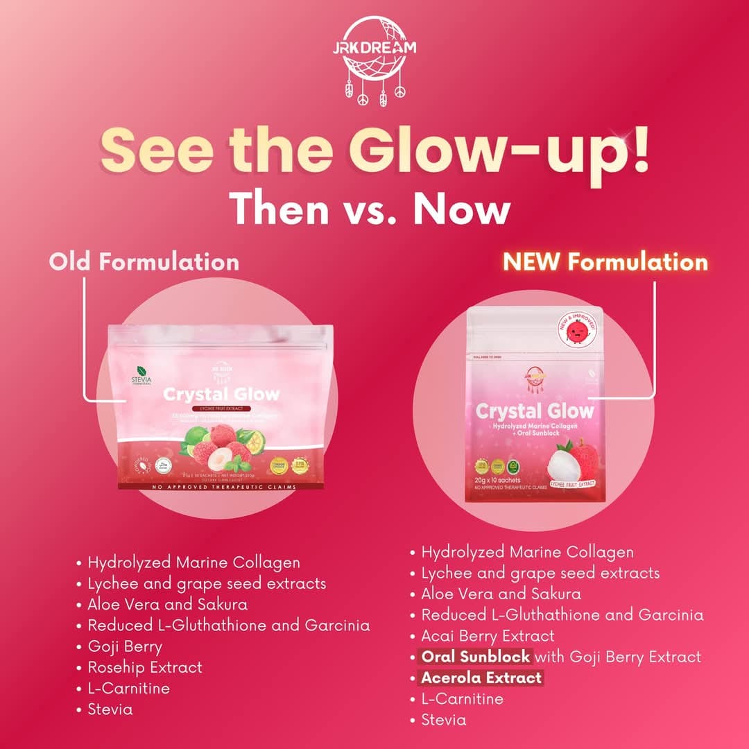 Crystal Glow Lychee Collagen Drink