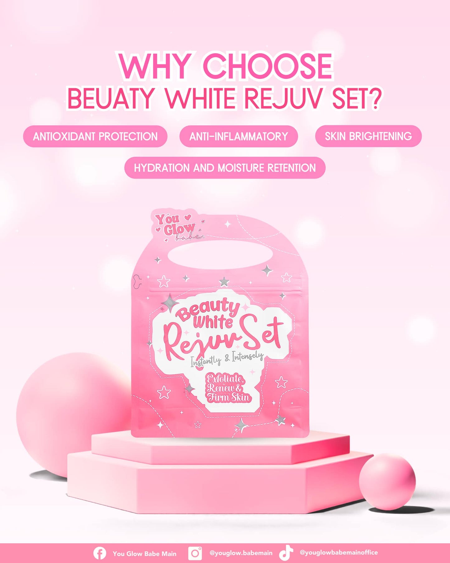 You Glow Babe Beauty White Rejuvenating Set