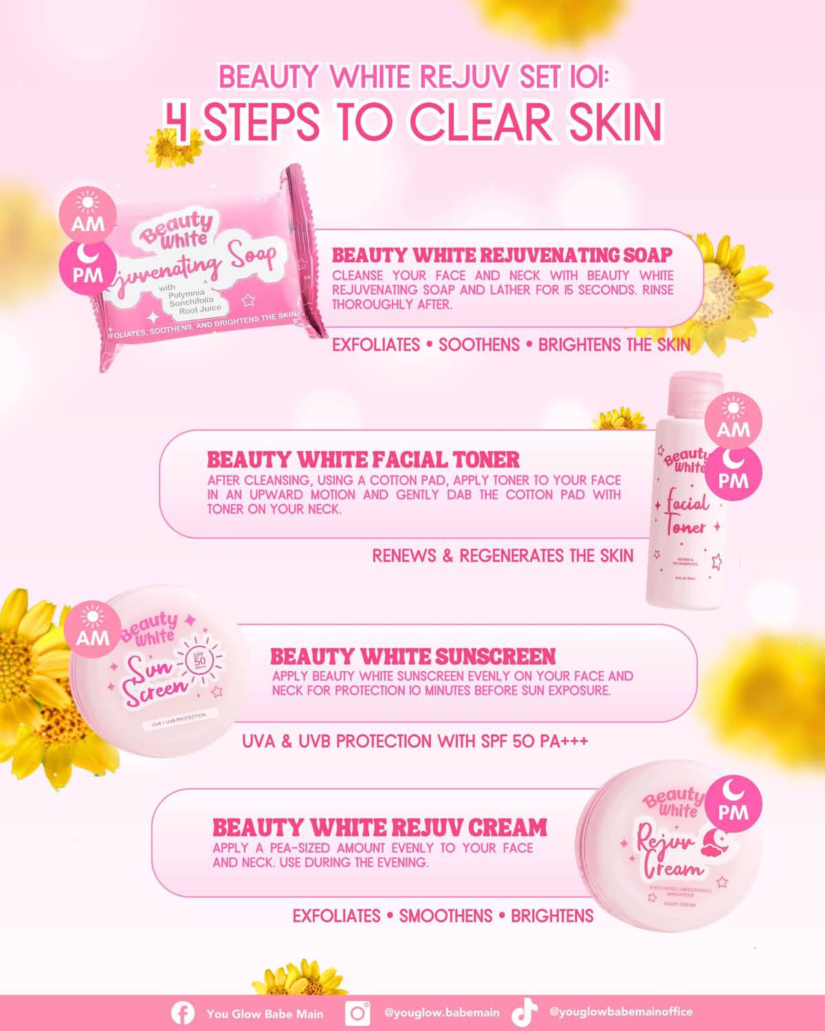 You Glow Babe Beauty White Rejuvenating Set