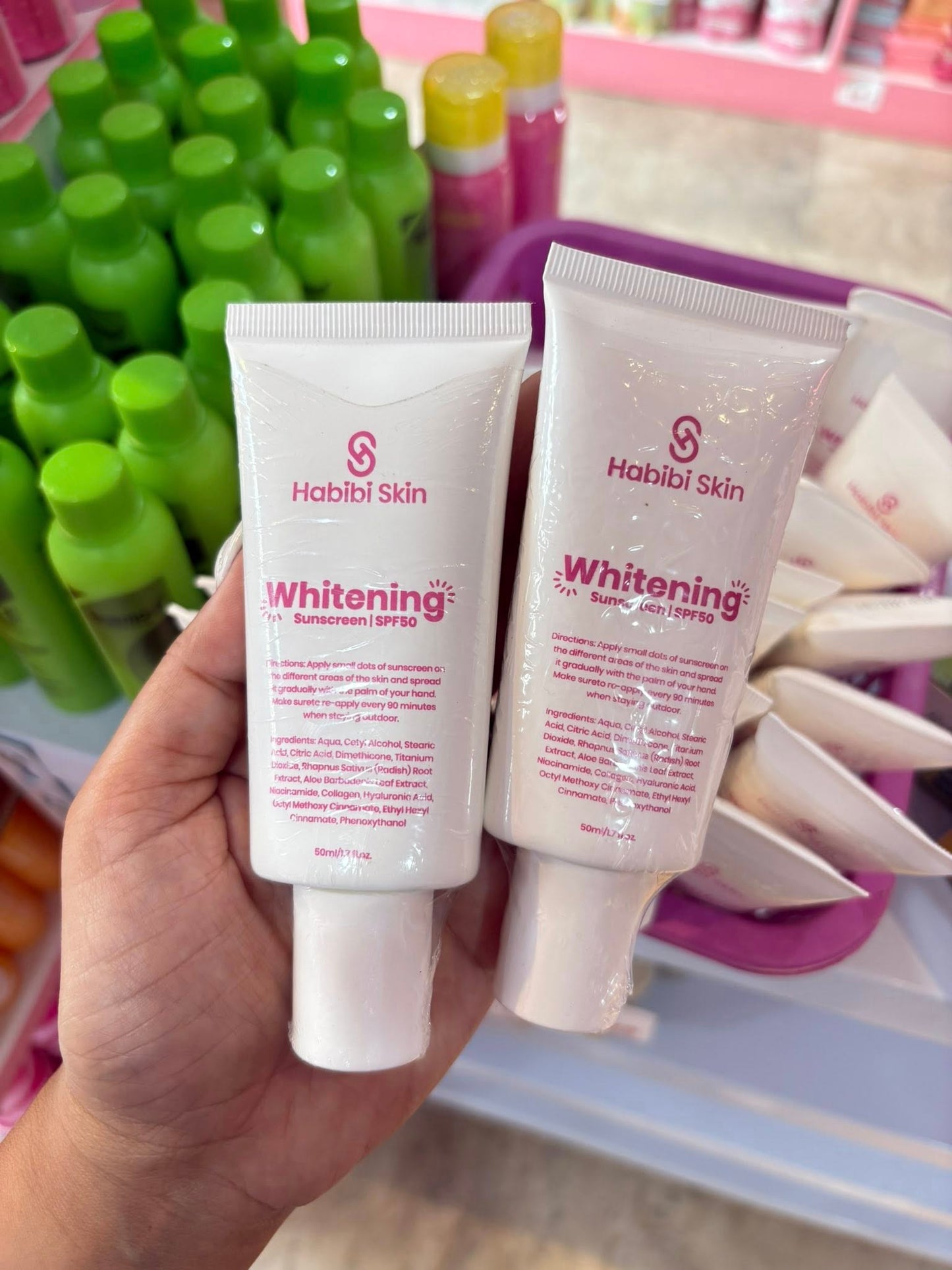Habibi Skin Whitening Sunscreen SPF50