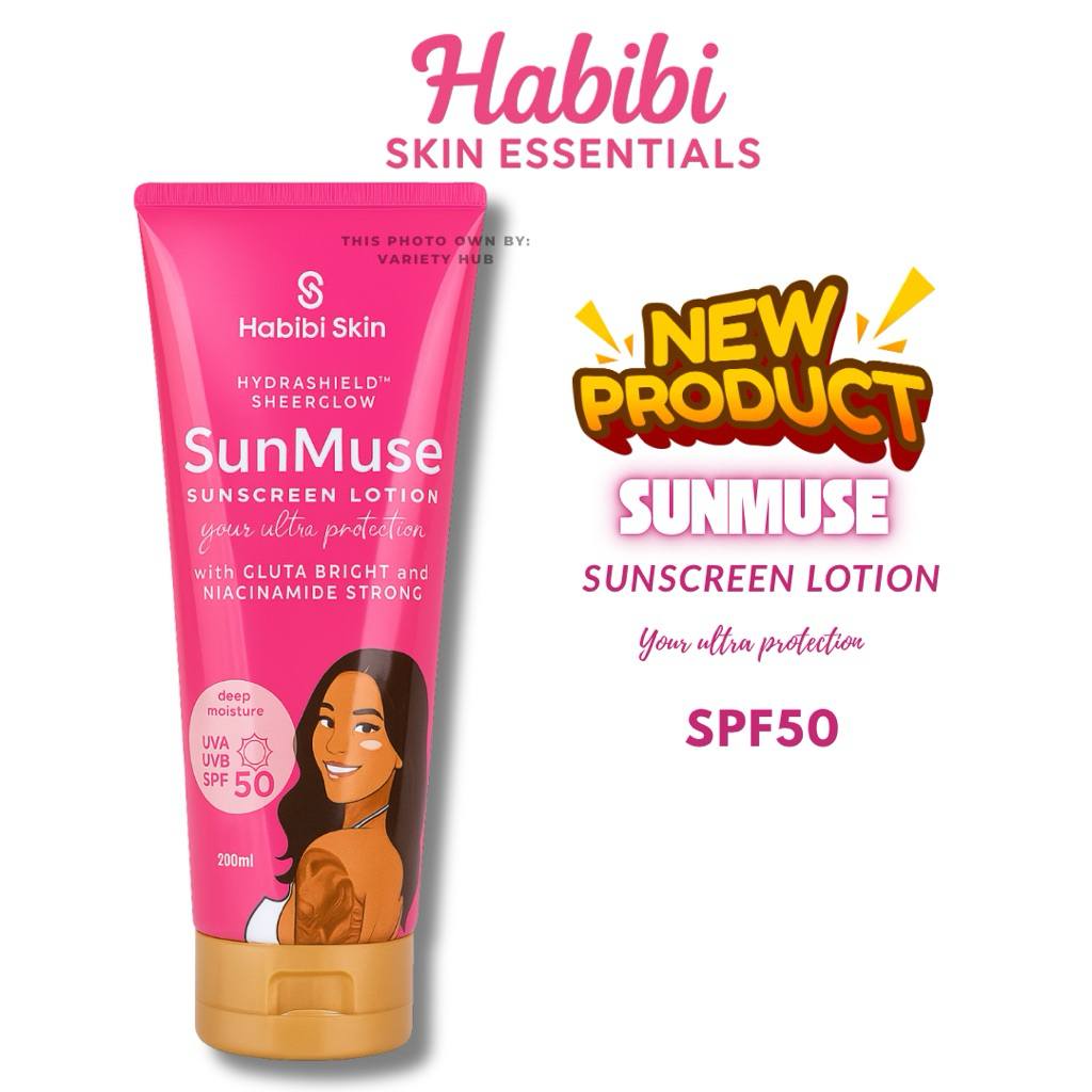 Habibi Skin SunMuse Sunscreen Lotion 200mL