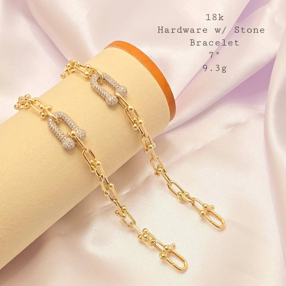 Hardware with Stone Bracelet