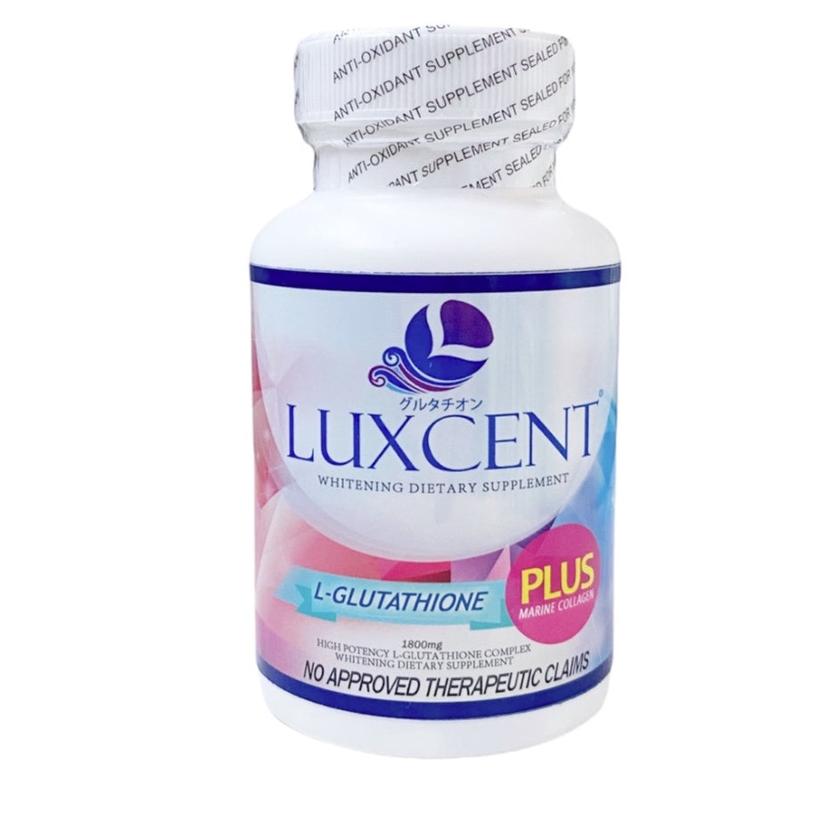 luxcent glutathione Capsules, Anti-Aging, Anti-Stress Formula for Skin Whitenin, 60 Capsules of Radiance and Wellness Luxcent Glutathione Pure Beauty Cebu-lapulapu