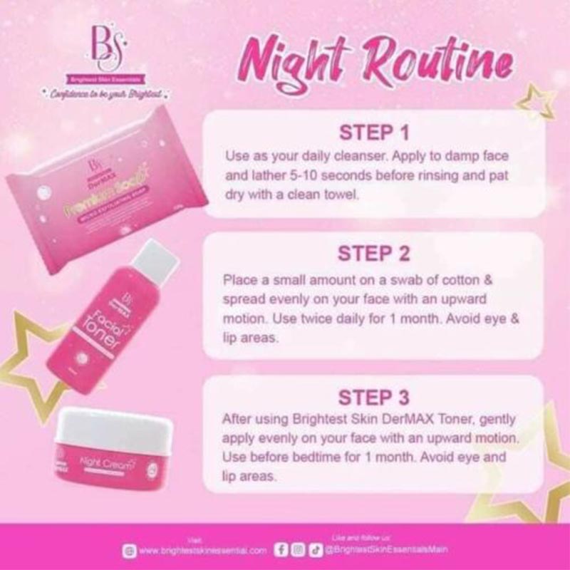 Brightest Skin Essentials Dermax Rejuvenating Facial Set