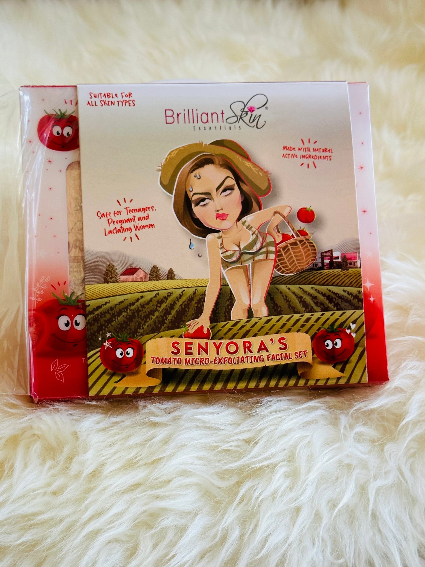 Brilliant Skin Essentials Senyora's Tomato Micro-exfoliating Facial Set