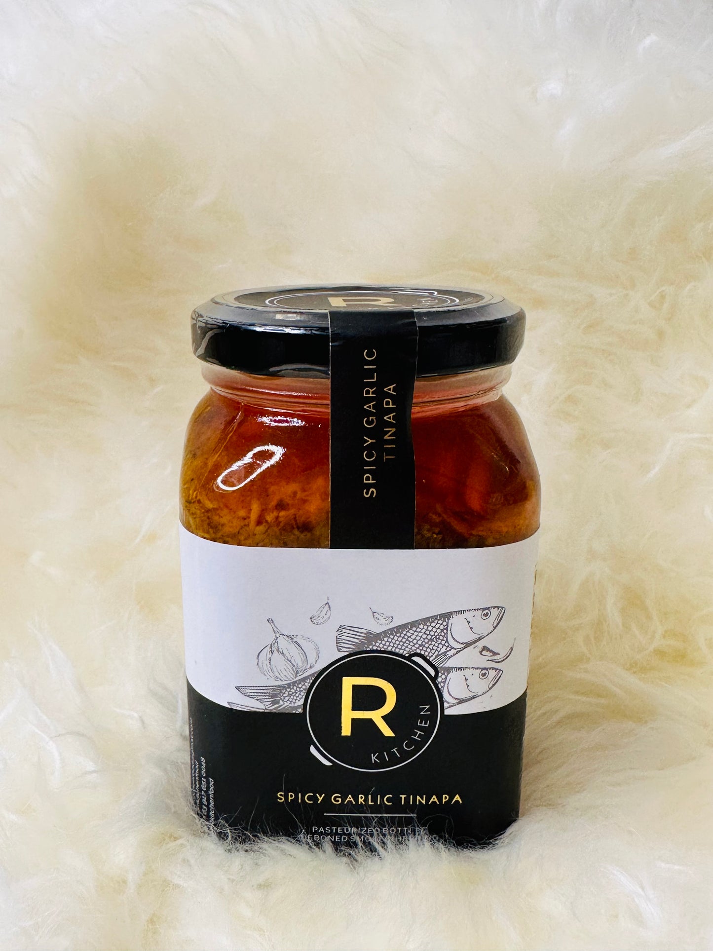 R Kitchen Spicy Garlic Tinapa 250g