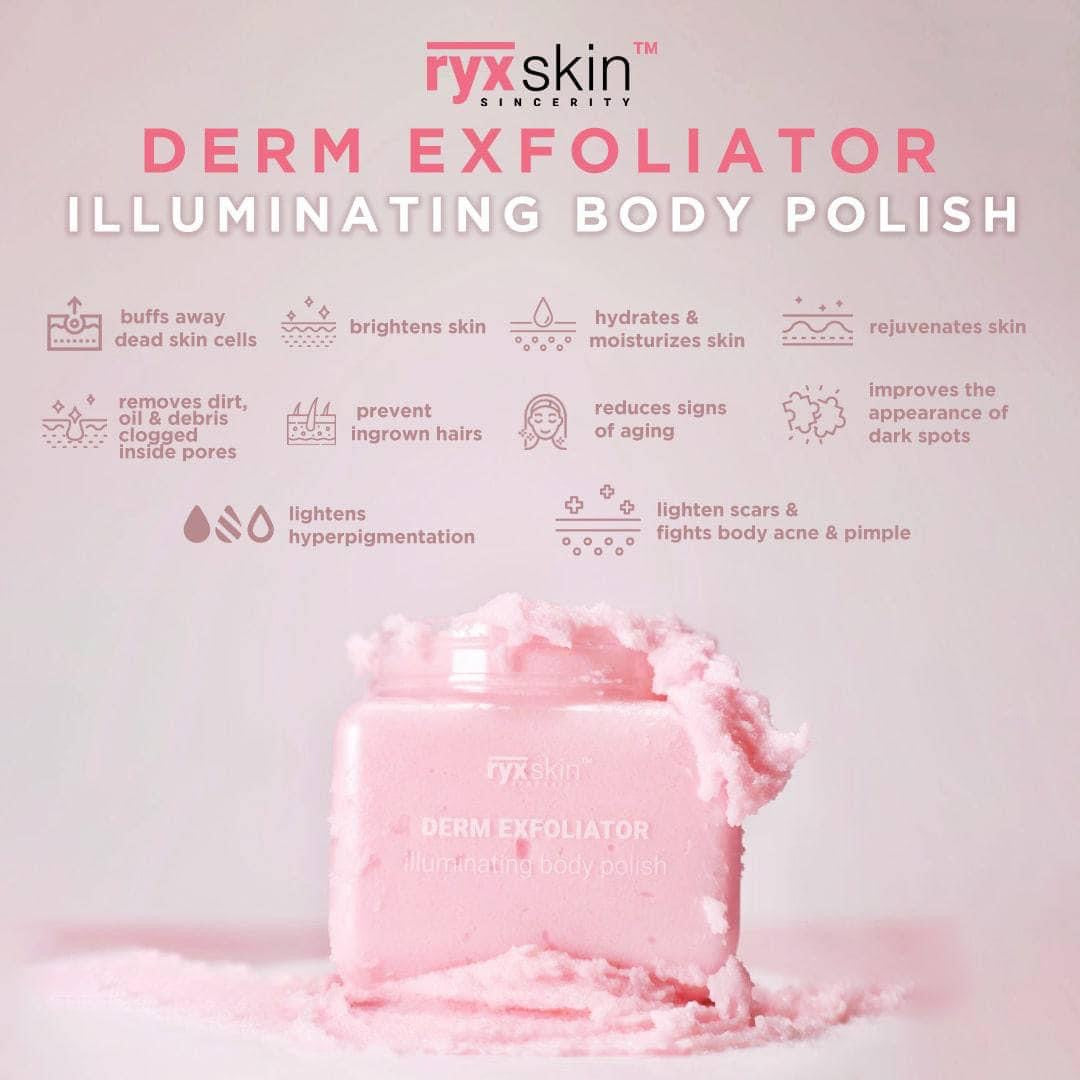 Ryx Skin Sincerity Derma Exfoliator Illuminating Body Polish 370g