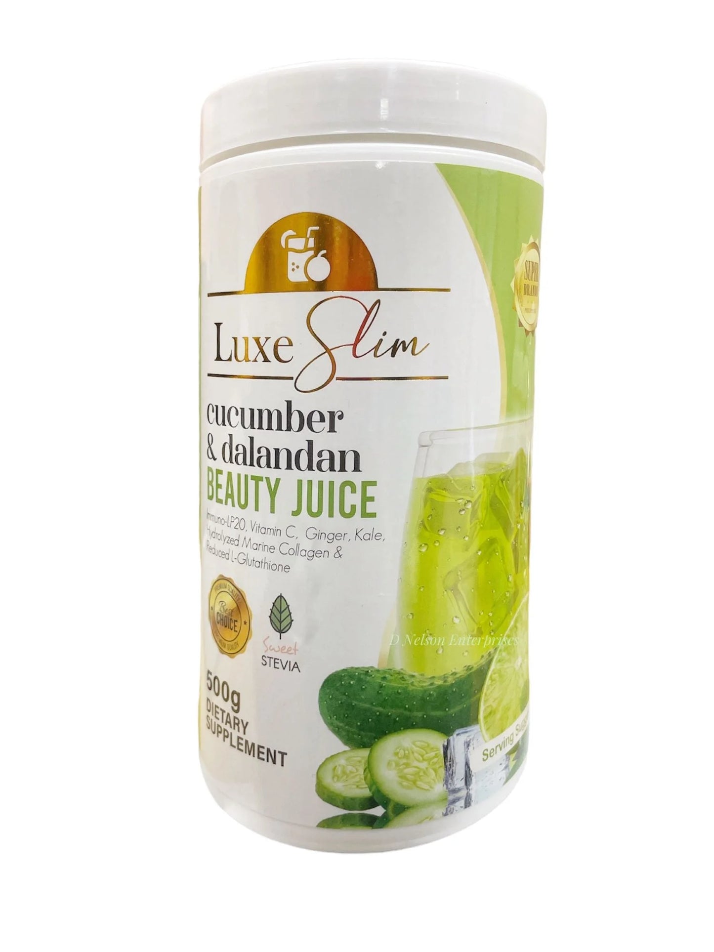 Luxe Slim Beauty Juice Cucumber & Dalandan Jar