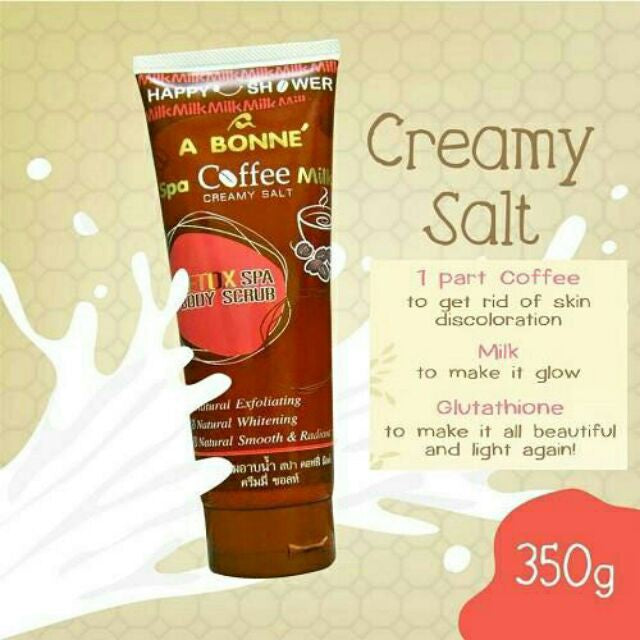 A Bonne' Spa Coffee Milk Creamy Salt 350g