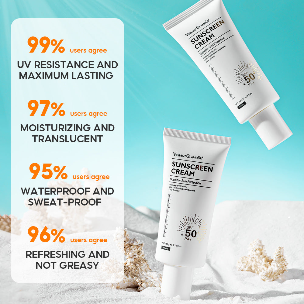 Vibrant Glamour SUNSCREEN Cream Superior Sun Protection Whitening SPF+/PA+