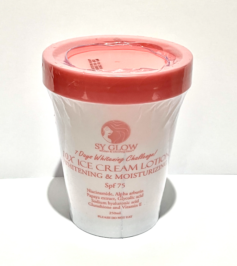 SY Glow 10X Ice Cream Lotion SPF 75 250mL Bee Beauty Essentials SY Glow 10X Ice Cream Lotion SPF 75 250mL Bee Beauty Essentials