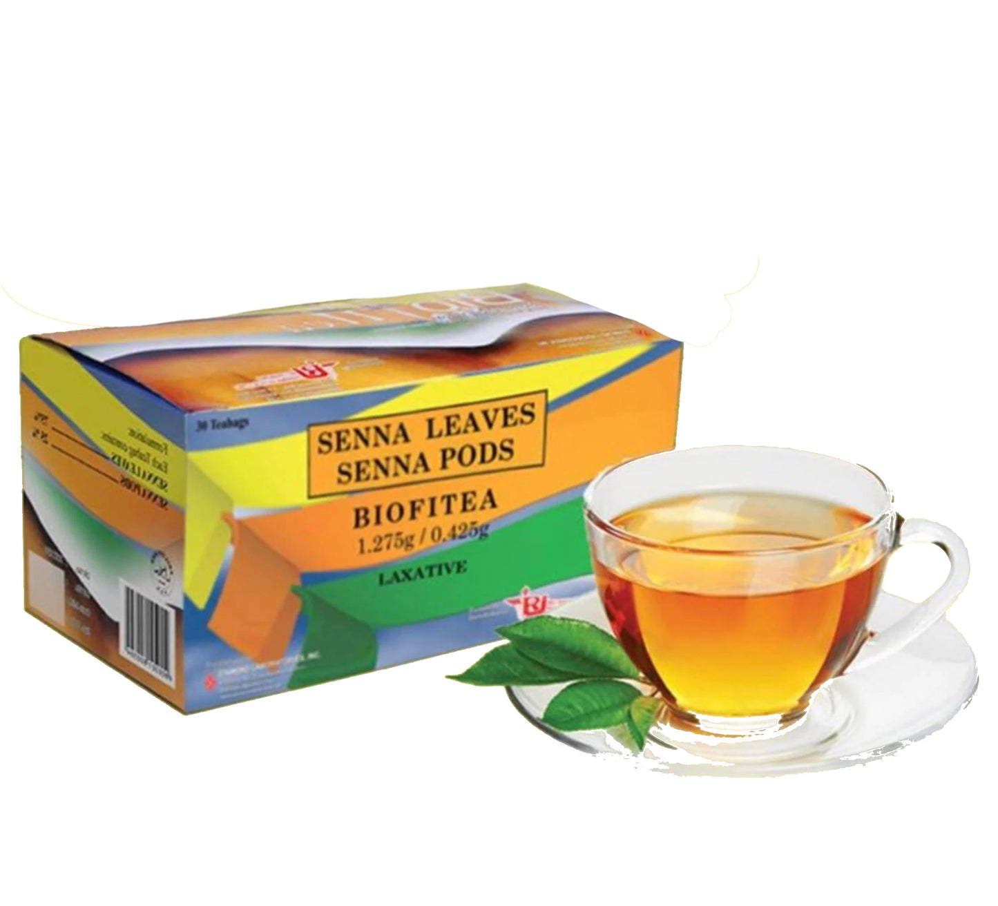 Senna Leaves Senna Pods Biofitea 30 Teabags 425mg