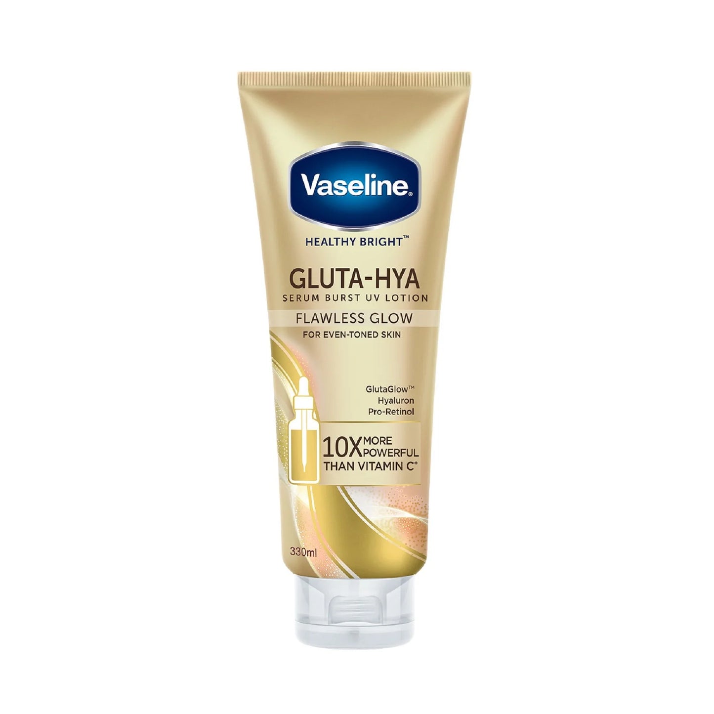 Vaseline Gluta-Hya Serum Flawless Glow UV Lotion 300mL