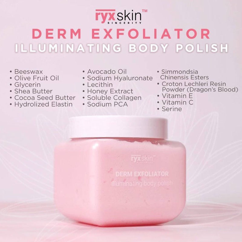 Ryx Skin Sincerity Derma Exfoliator Illuminating Body Polish 370g