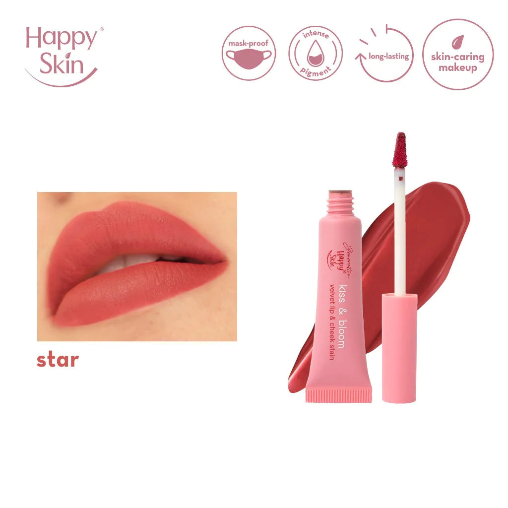 Happy Skin Kiss & Bloom Velvet Lip & Cheek Stain