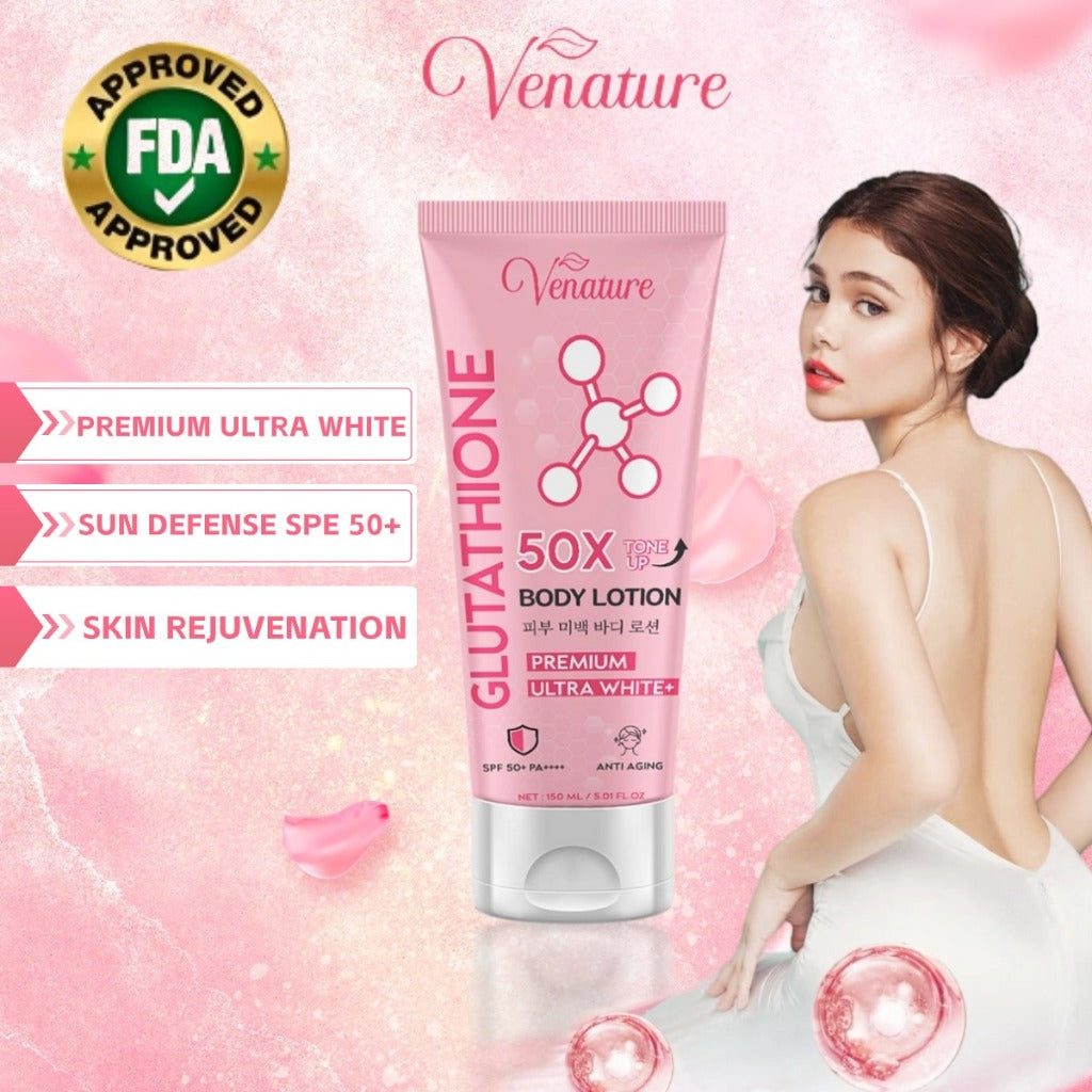 Venature Glutathione 50X Tone Up Body Lotion 150mL