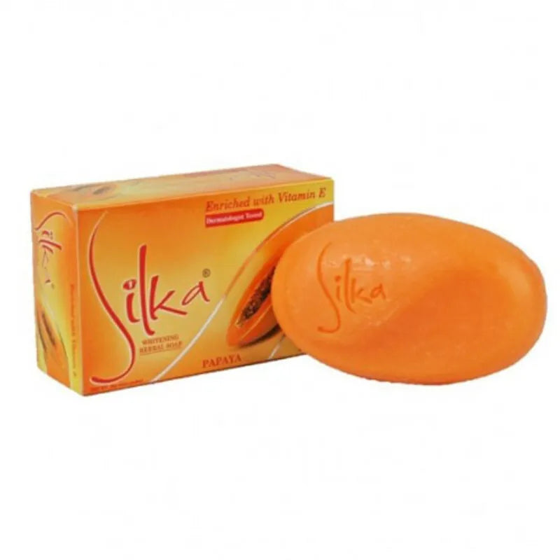 Silka Papaya Whitening Herbak Soap 135g
