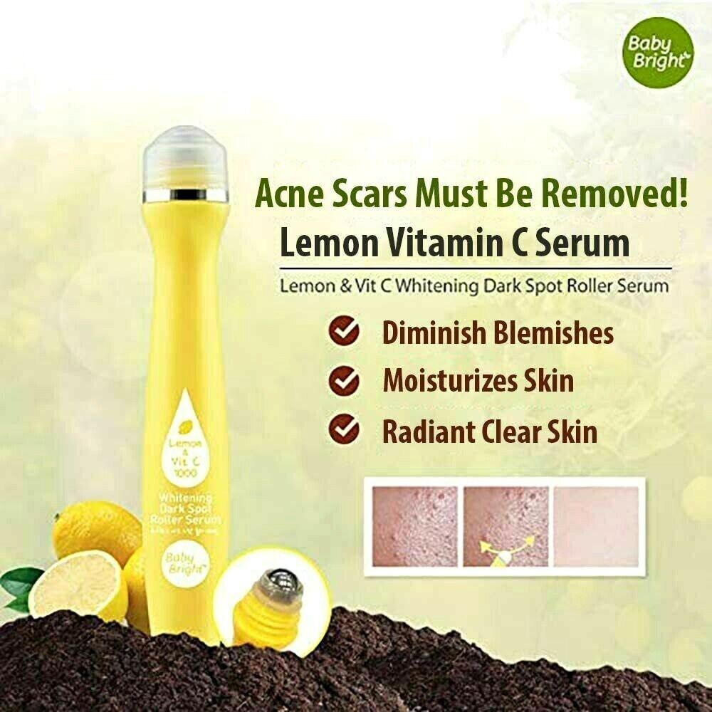Baby Bright Lemon & Vit C Whitening Dark Spot Roller Serum