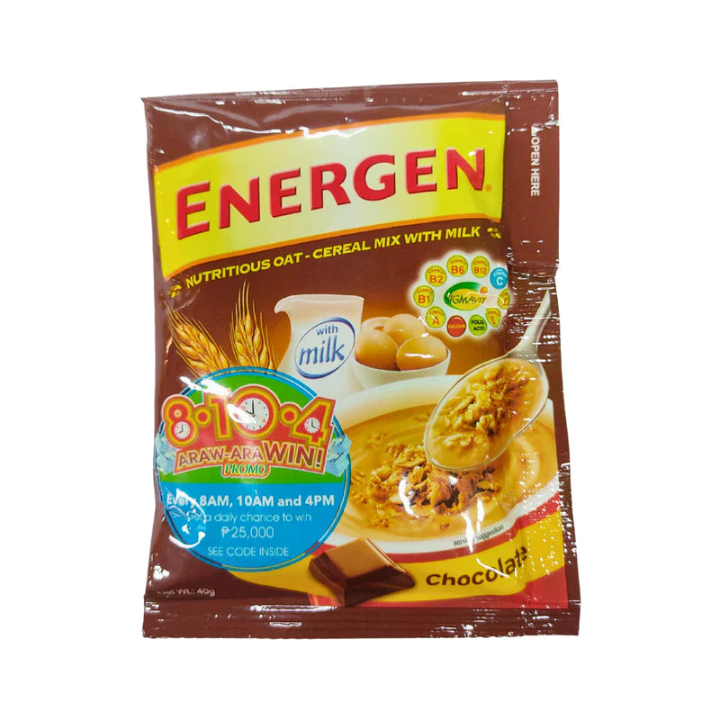 Energen Chocolate Cereal 40gX10sachets