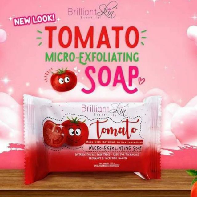 Brilliant Skin Essentials Tomato Micro-Exfoliating Soap 135g