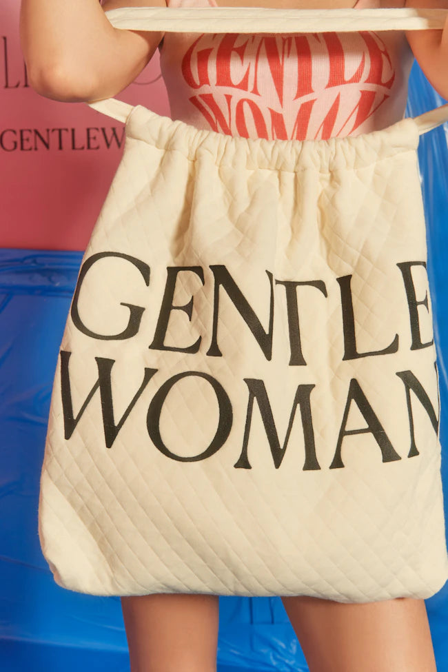 GentleWoman TOTE Large CREAM