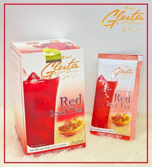 GlutaLipo Red Iced Tea 10 sachets