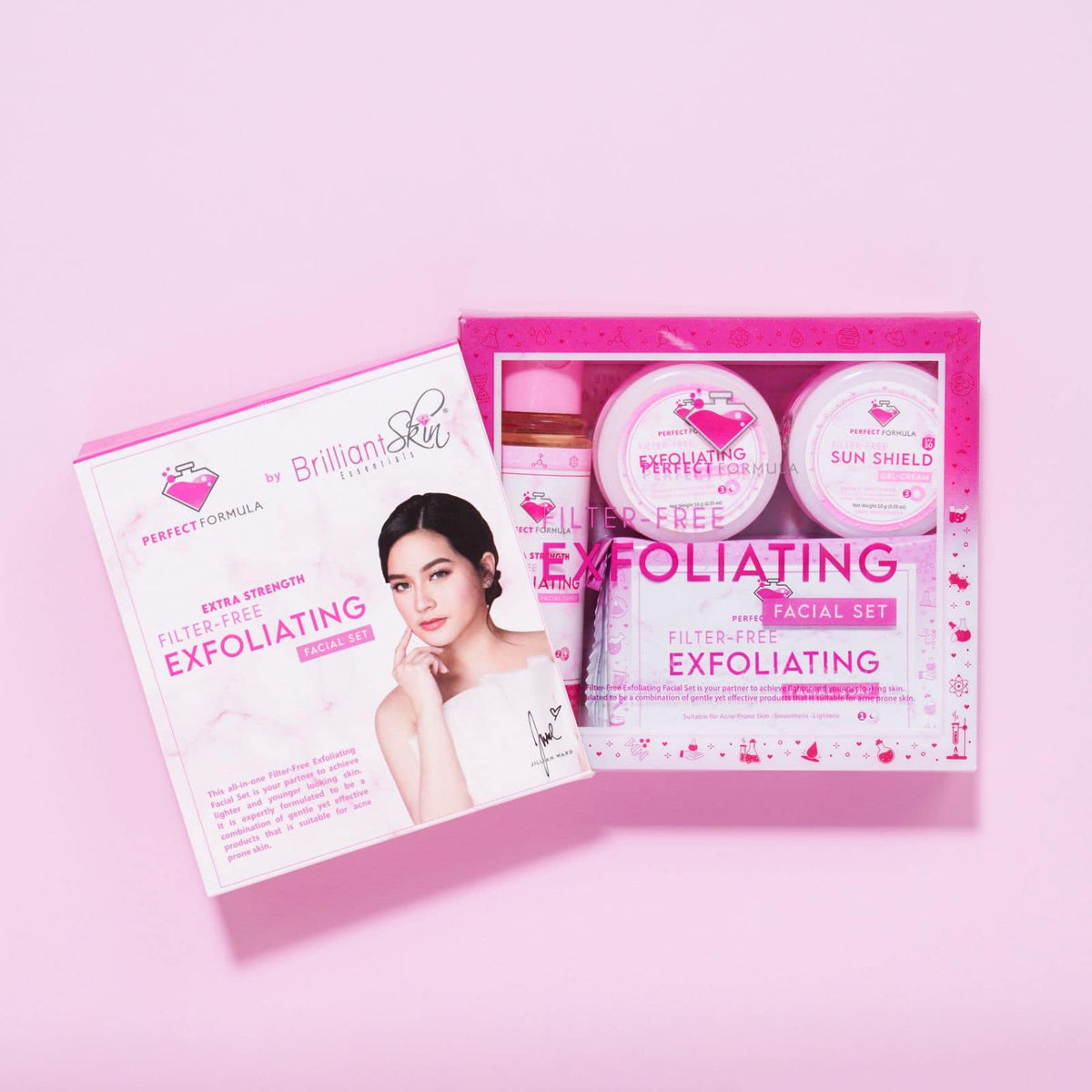 Extra Face Brilliant Skin Extra Strength Exfoliating Facial Set – Bee Beauty ...