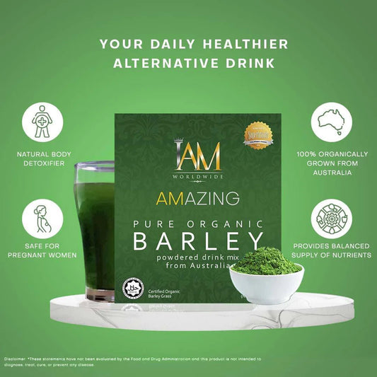 Amazing Pure Organic Barley Powdered Drink