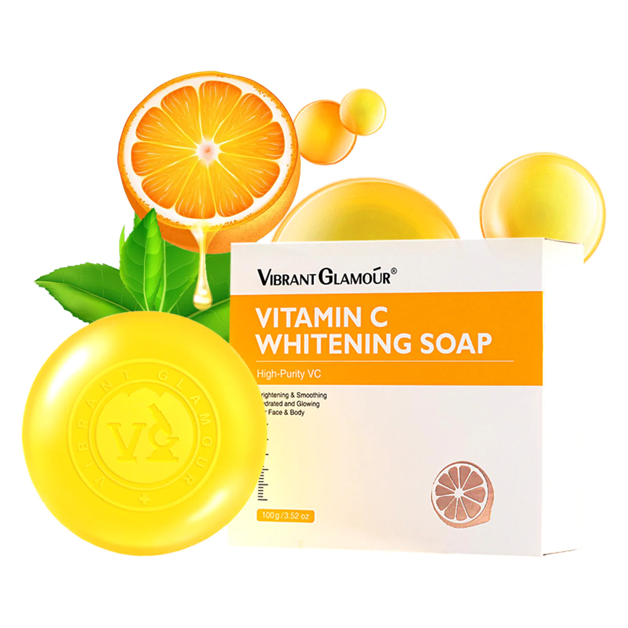 Vibrant Glamour VIT C Whitening Soap 100g