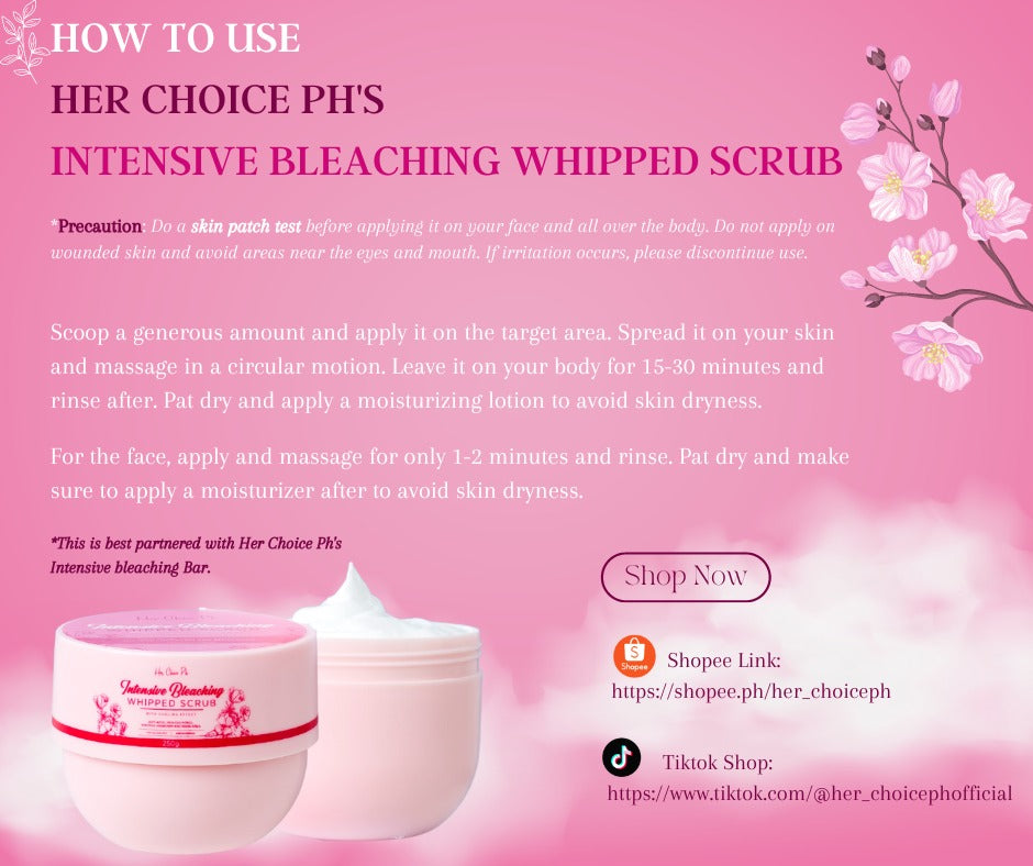 Her Choice Ph's Intensive Bleaching Whipped Scrub 250g