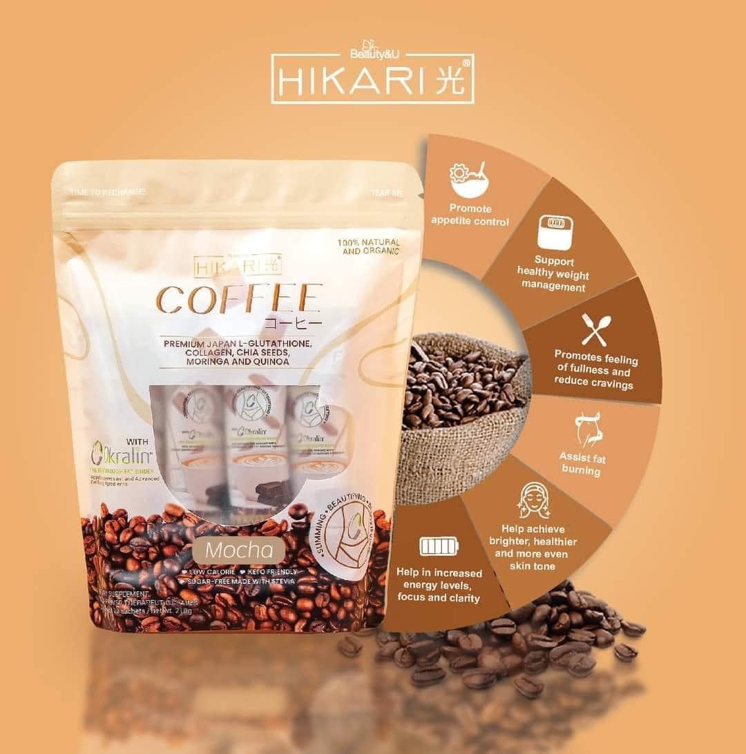 Hikari Coffee mocha Flavor 10 Sachets /21g Each