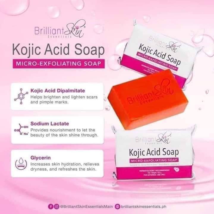 Brilliant Skin Exfoliating Kojic Soap 135g