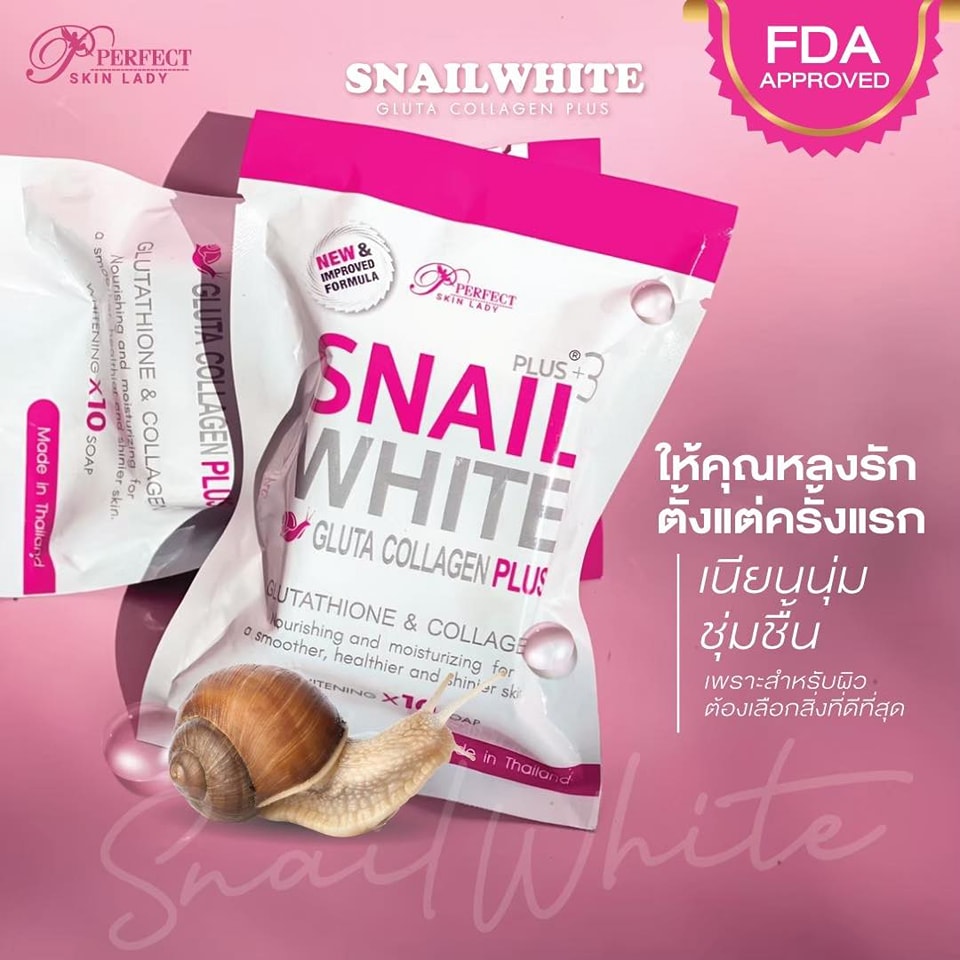 Snail White Gluta Collagen Plus Soap