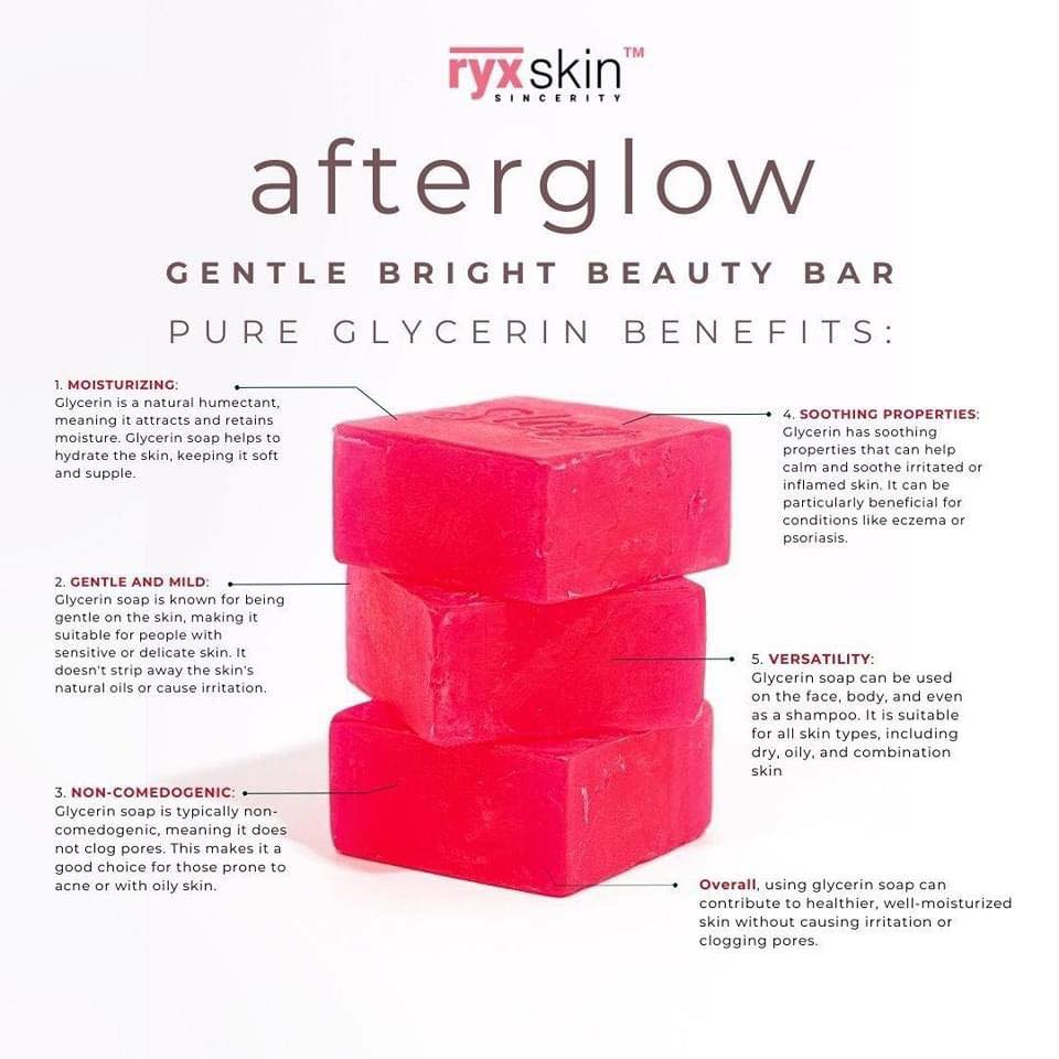 RYX Skin After Glow Gentle Bright Beauty Bar 70g