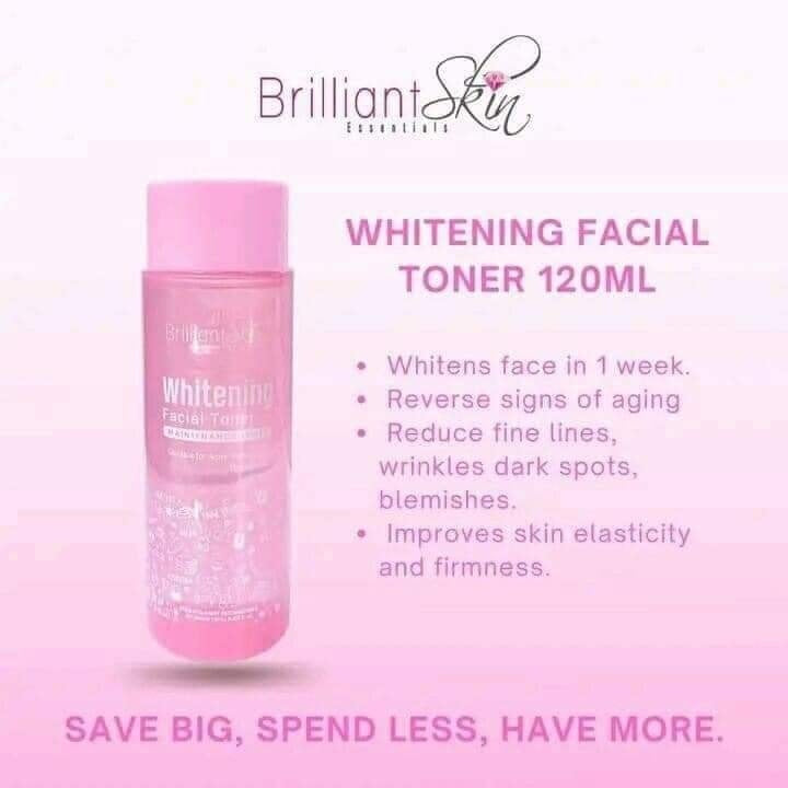 Brilliant Skin Essentials Whitening Facial Toner 120ml