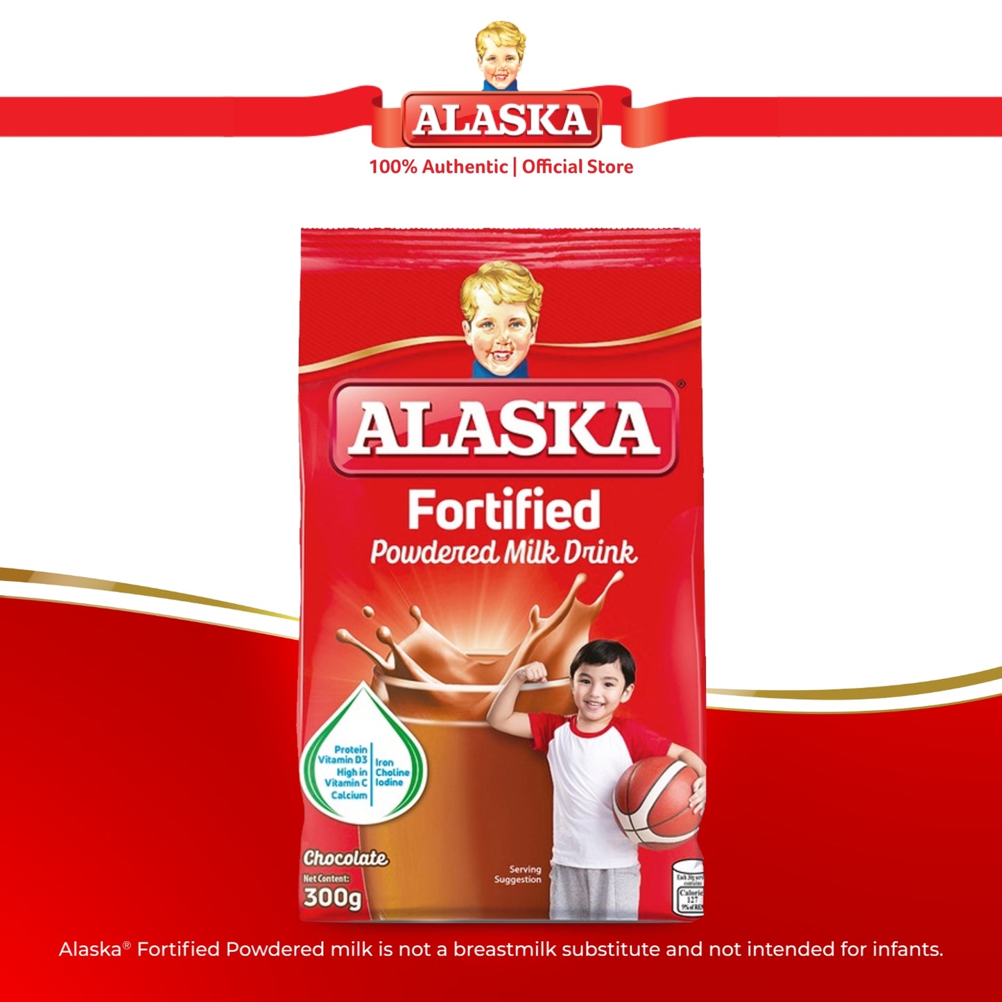 Alaska Fortified Milk Drink Chocolate 300g