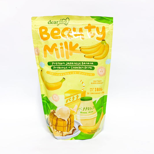 Dear Face Beauty Milk Banana Probiotic + Collagen Drink