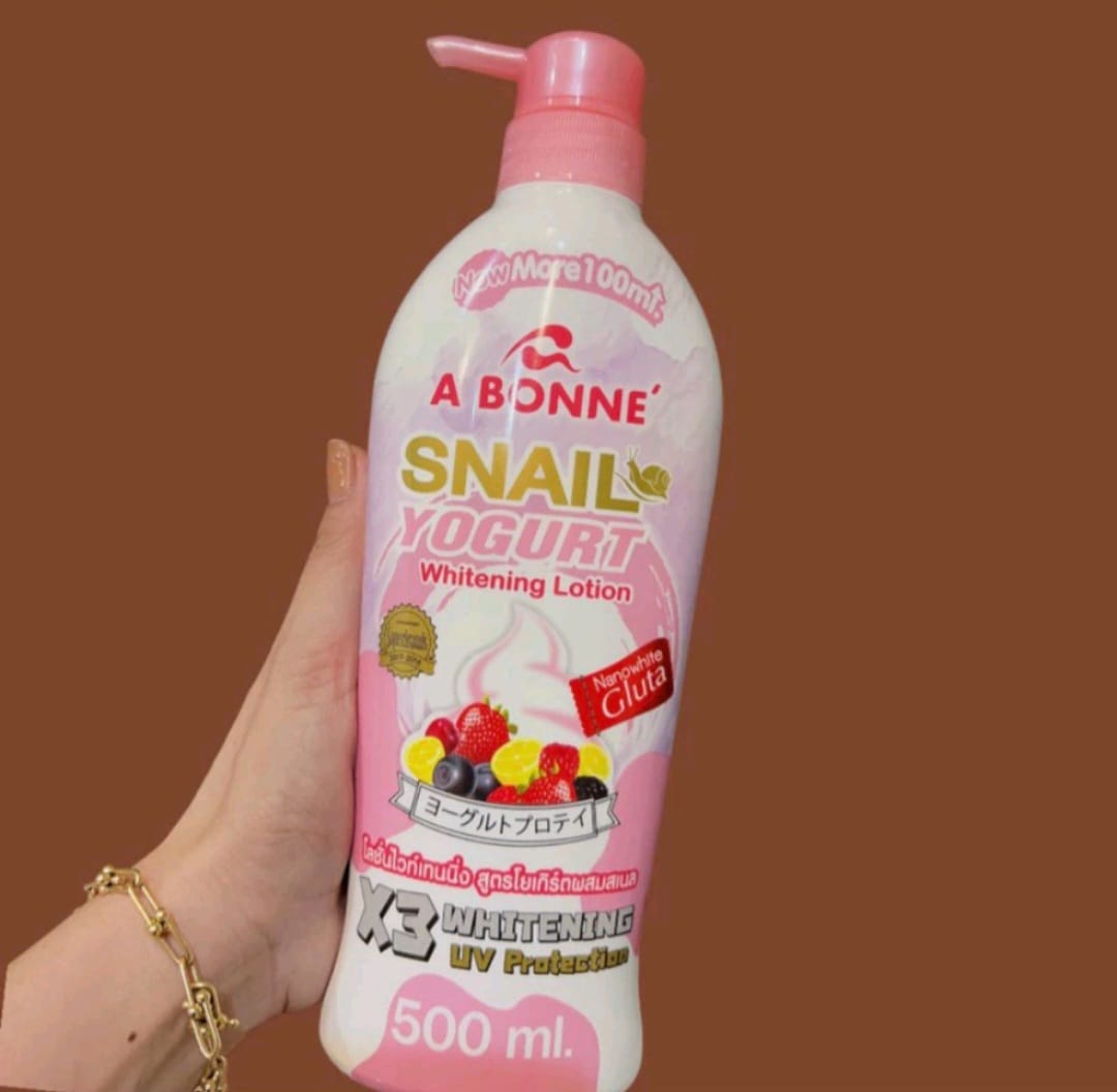 A Bonne' Snail Yogurt Whitening Lotion 500 mL